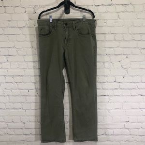 Buffalo David Bitton, 32 x 30, Slim, Straight, Pant, Green
